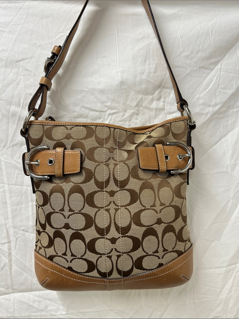 Coach Tan Hobo Shoulder Bag